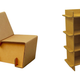 Image for article titled Refoldable Cardboard Furniture Makes It Cheap And Easy To Mosey On